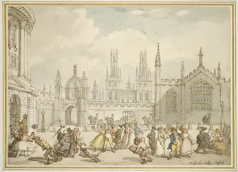 All Souls College, Oxford or Radcliffe Square, Oxford